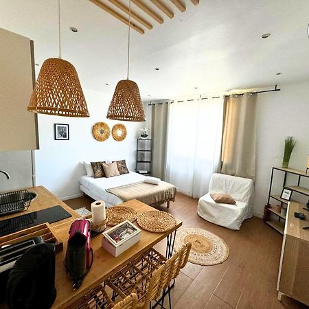 Studio Deco Blancarde 2-3 Pers Terrasse Parking Clim Marselha Exterior foto